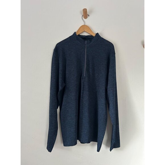 Lululemon Mens XXL Long Sleeved Tech Half Zip Top Shirt - Picture 2 of 13